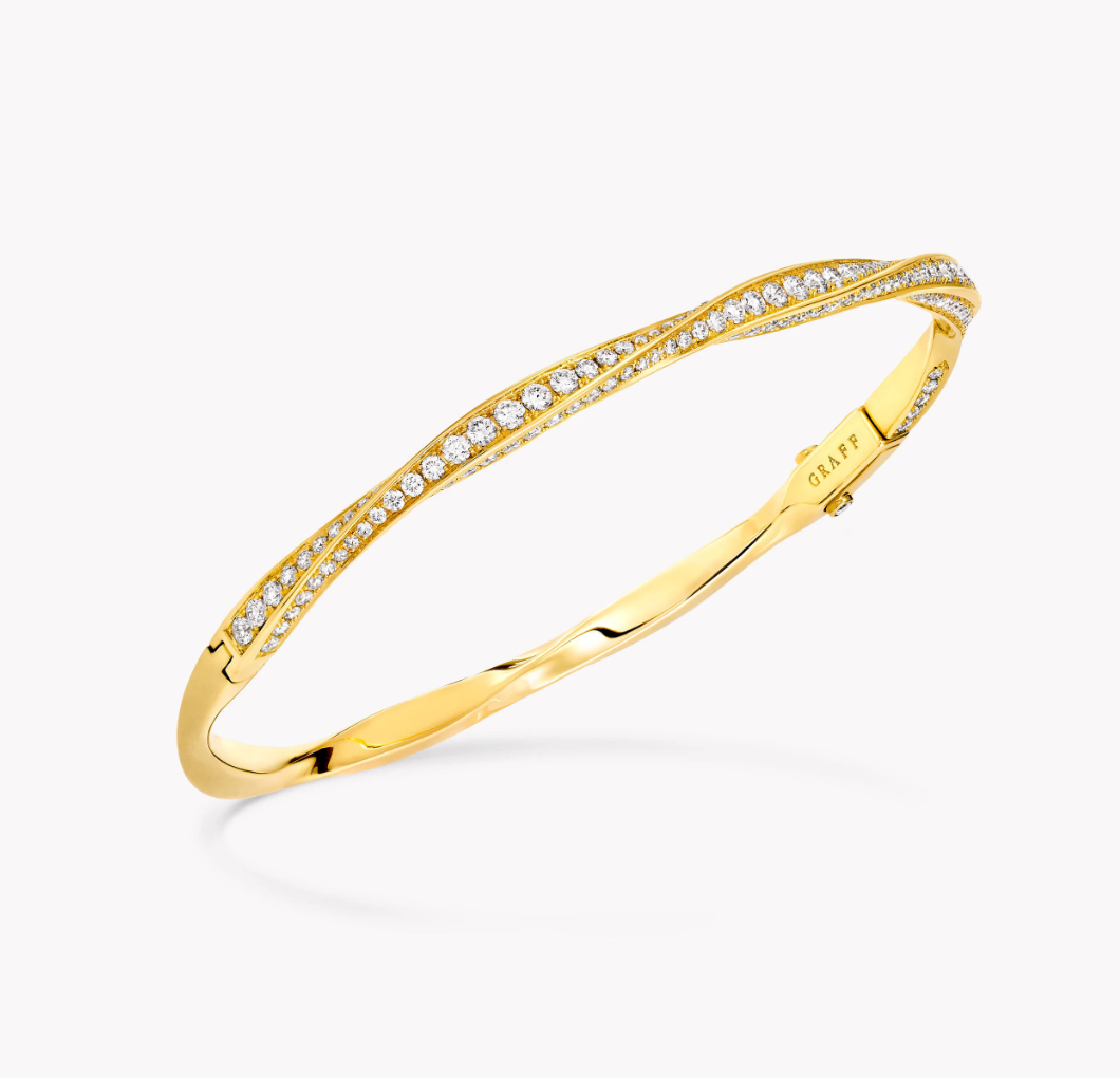 GR. 스파이럴 파베 다이아몬드 뱅글